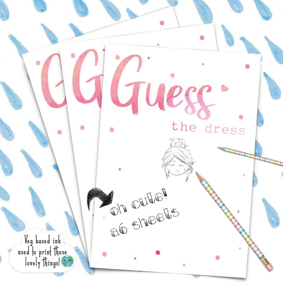 Hen Party Guess the Dress 1050x NEW 2020 Game Wedding Etsy