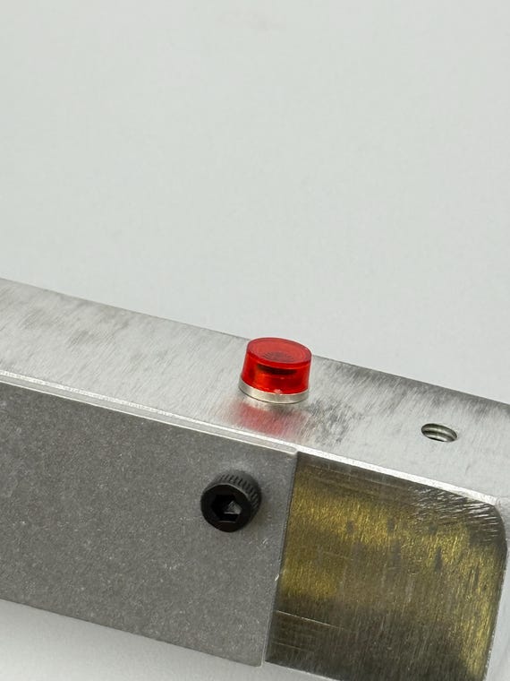 Ghostbusters red indicator light for Neutrona wan… - image 3