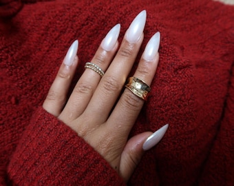 Press on Nails, Pressons, Handmade Press On Nails, custom press on nails, Trendy Nails, chrome nails, fake nails, Gel nails, Summer Nails,