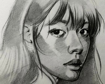 Design a Female Character Sketching Portraits with Pencils  Udemy