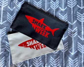 Shark Week Canvas Bag