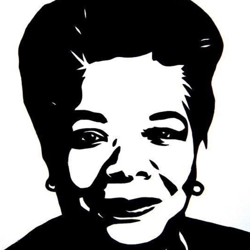 Maya Angelou Svg - Etsy