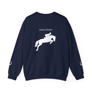 Personalized Equestrian Sweatshirt: Hunter Jumper Gift