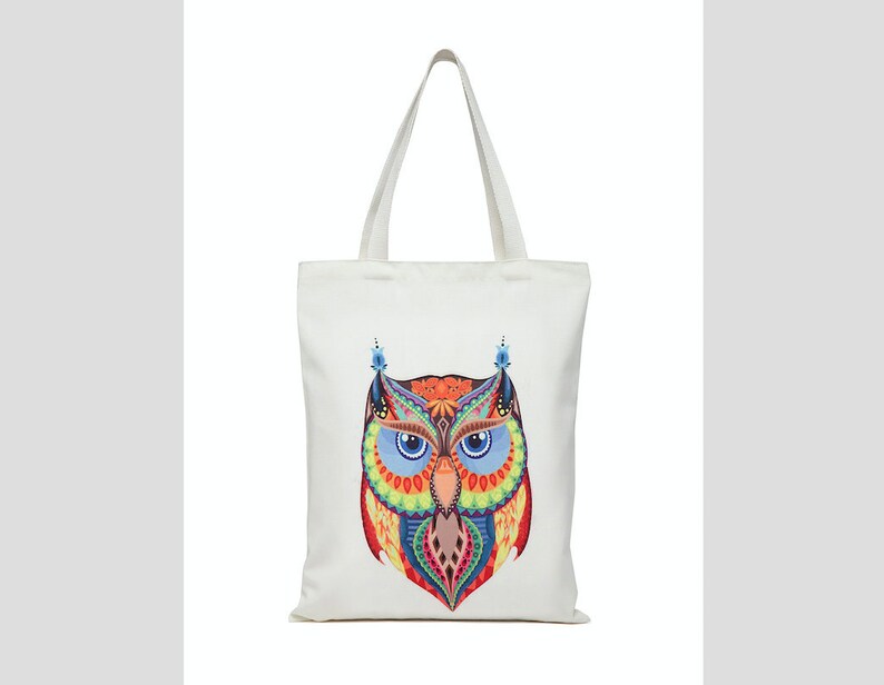 Buy Ekstatic Boho Digital Printed Poly Canvas Tote Bag for women - Voodoo, a perfect gift for her