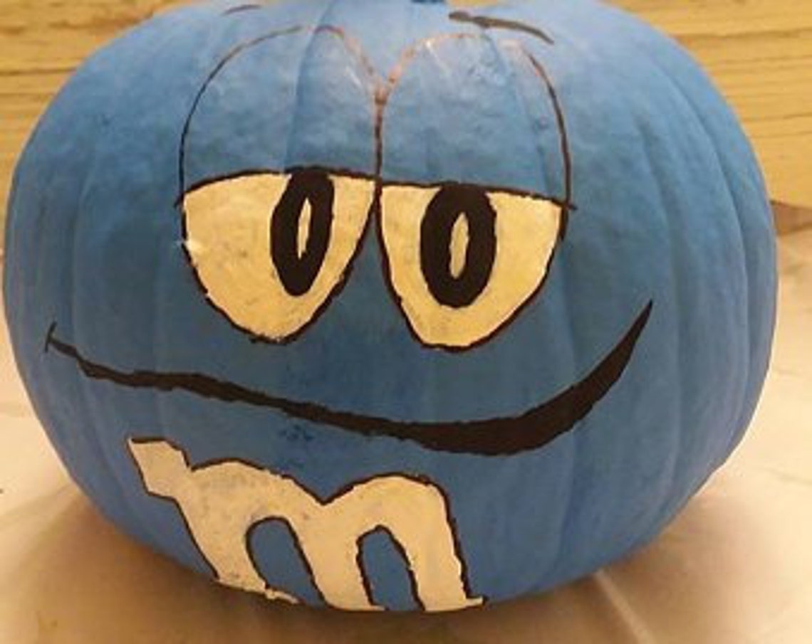 Blue m&m artificial ornament  Etsy