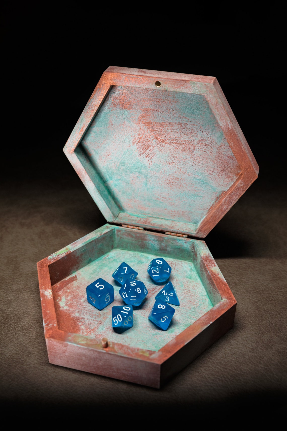 Rusty Copper Dice Tray Dungeons and Dragons DnD Dice Box Etsy