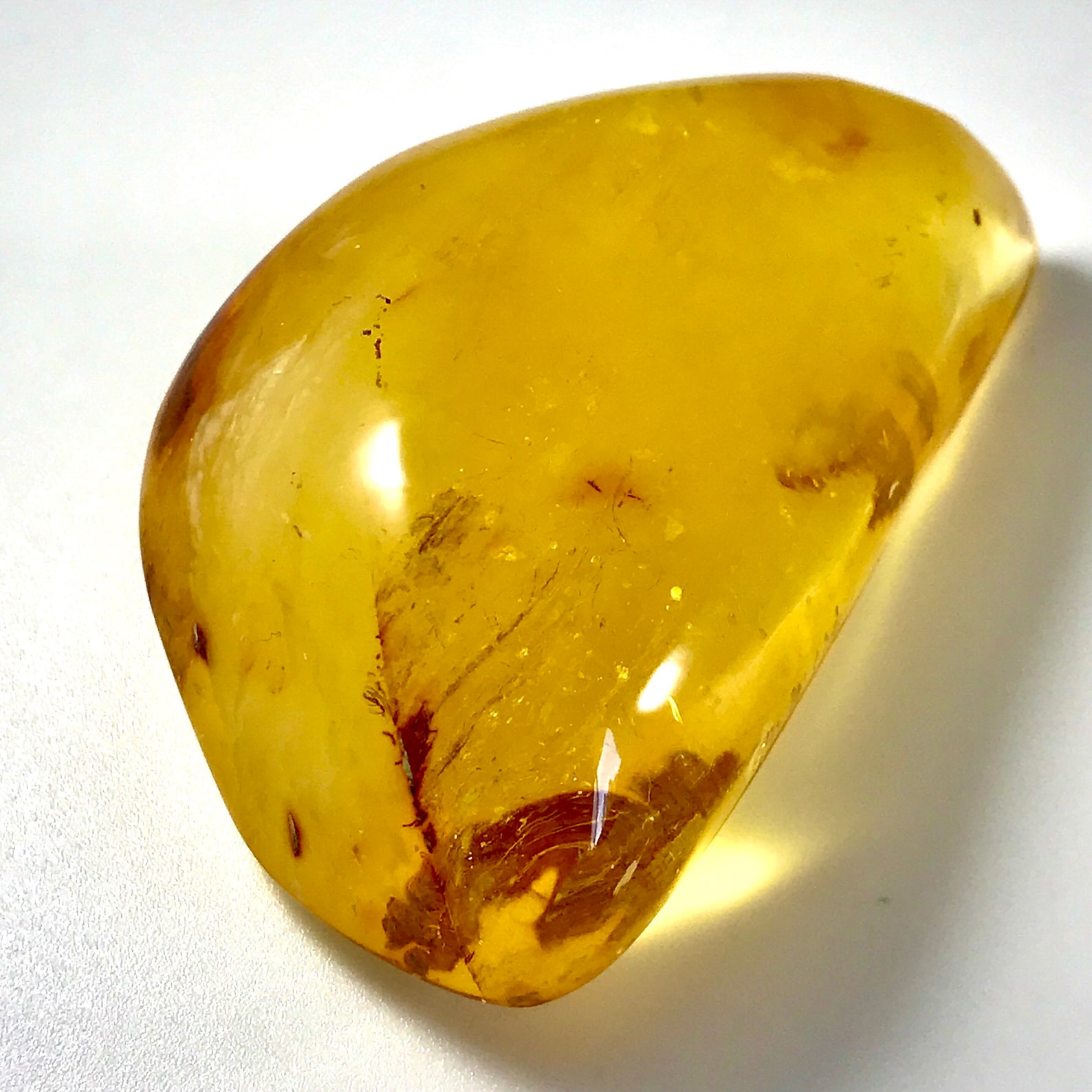 Natural Baltic Yellow Amber Stone Transparent Amber Stone Etsy