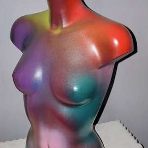 Bespoke Painted Mannequin Lamps