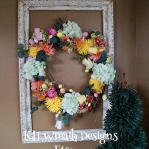 Couronne de printemps, couronne de Pâques, pastel Couronne, Hortensia Couronne, couronne de porte d’entrée, une couronne de vigne, lapin chapeau Couronne, couronne de l’oeuf de Pâques