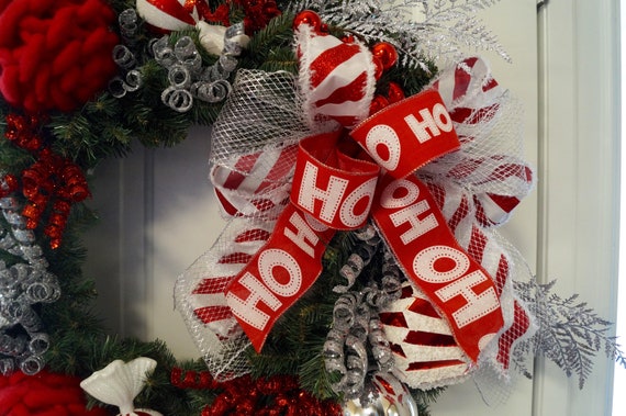 Holiday Wreath, Xmas Wreath, Christmas Wreath, Winter Wreath, Red