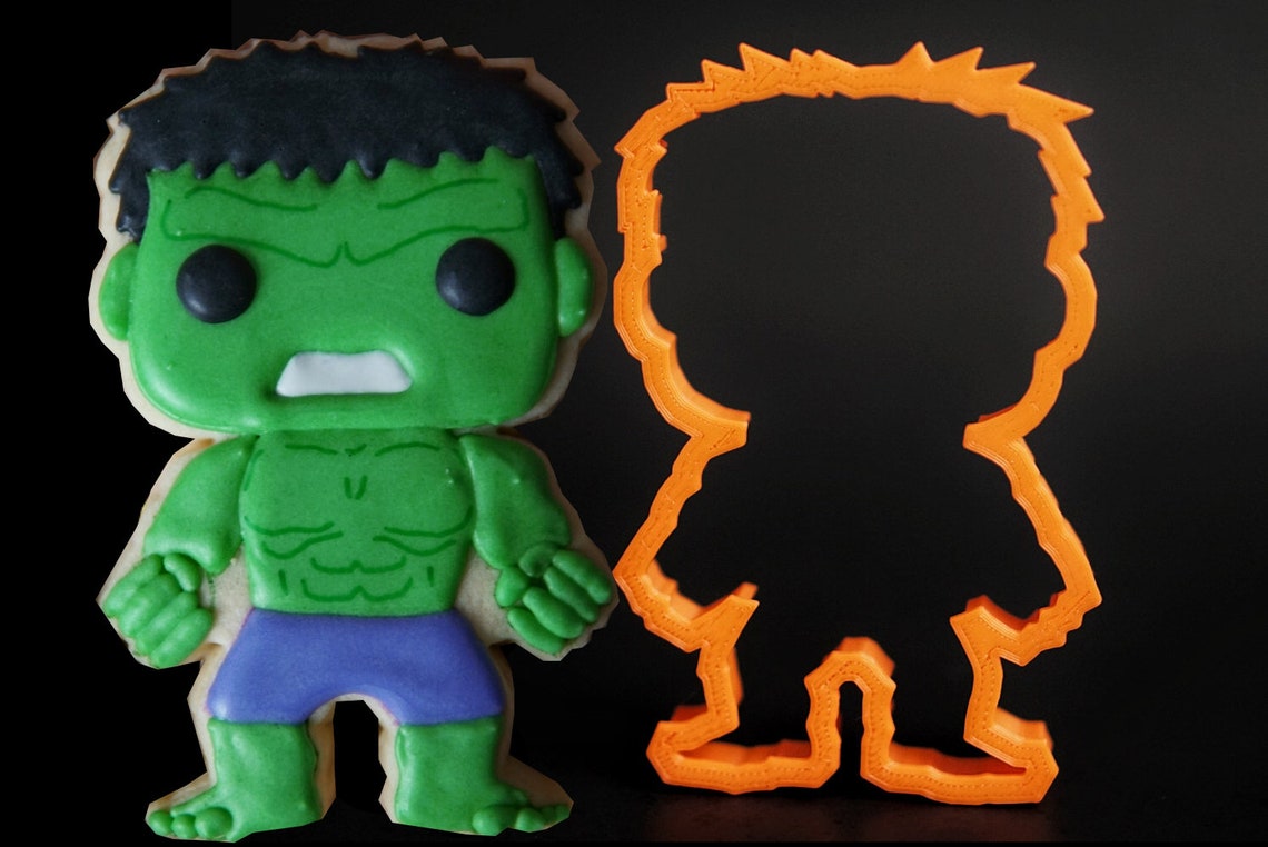Incredible Hulk Cookie Cutter Etsy