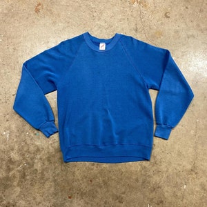 Buy Vintage Jerzees Blank Sweatshirt XL Slim 80s USA Made Red Roundneck  Pullover Online in India - Etsy