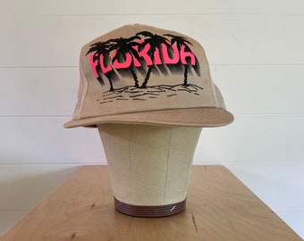 Vintage 90s Florida Trucker Hat