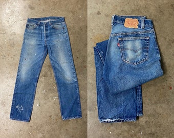 Vintage 80s Levi’s 501 Denim Jeans | 33x32