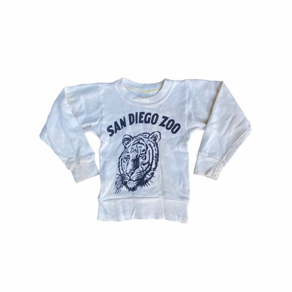 Vintage 50s San Diego Zoo Kids Crewneck Sweatshirt