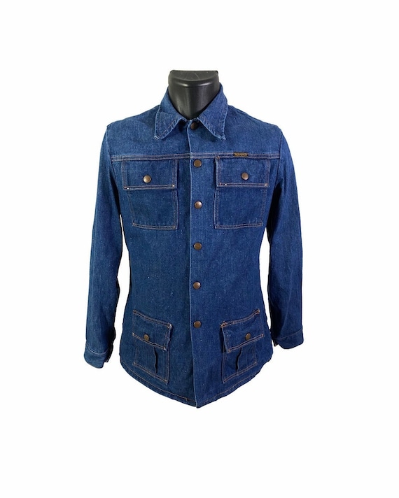 Vintage 80s Maverick Women’s Snap Button Denim Jac
