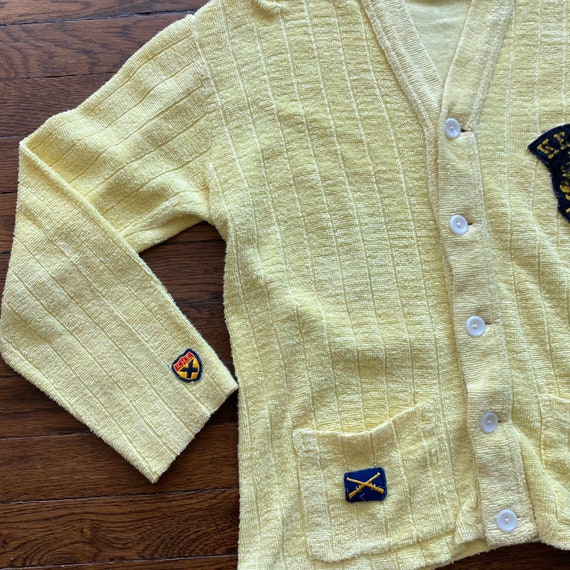 Vintage 40s Champion Knitwear Cardigan Sweater | M - image 3