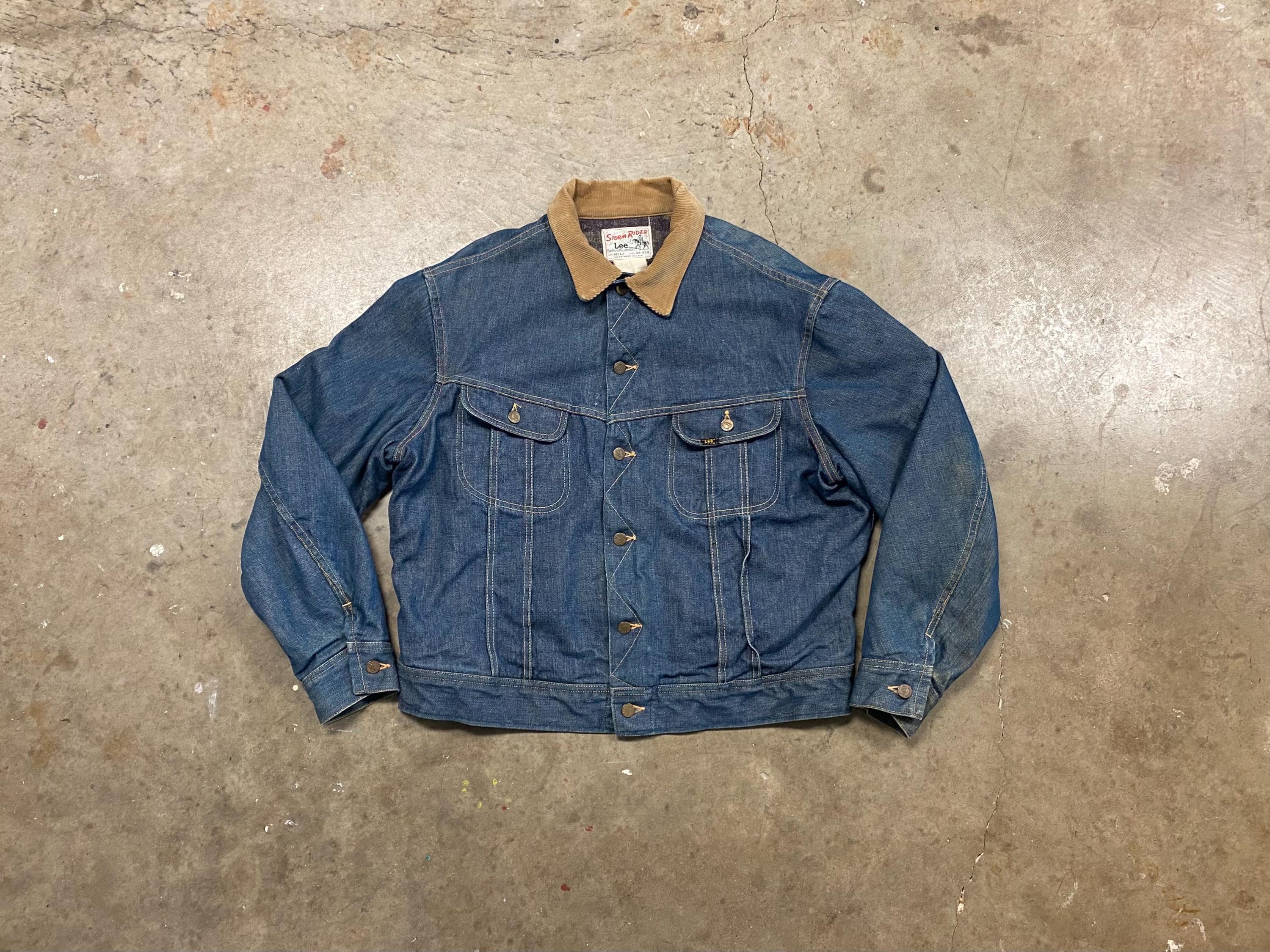 Vintage 60s Lee Storm Rider 101 LJ Blanket Lined Denim Vintage 60s Lee Storm Rider 101 LJ Blanket Lined Denim