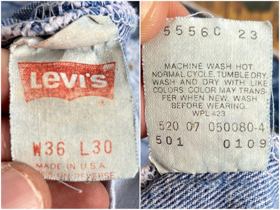 Vintage 80s Levi’s 501 Jeans | 33x27 - image 7
