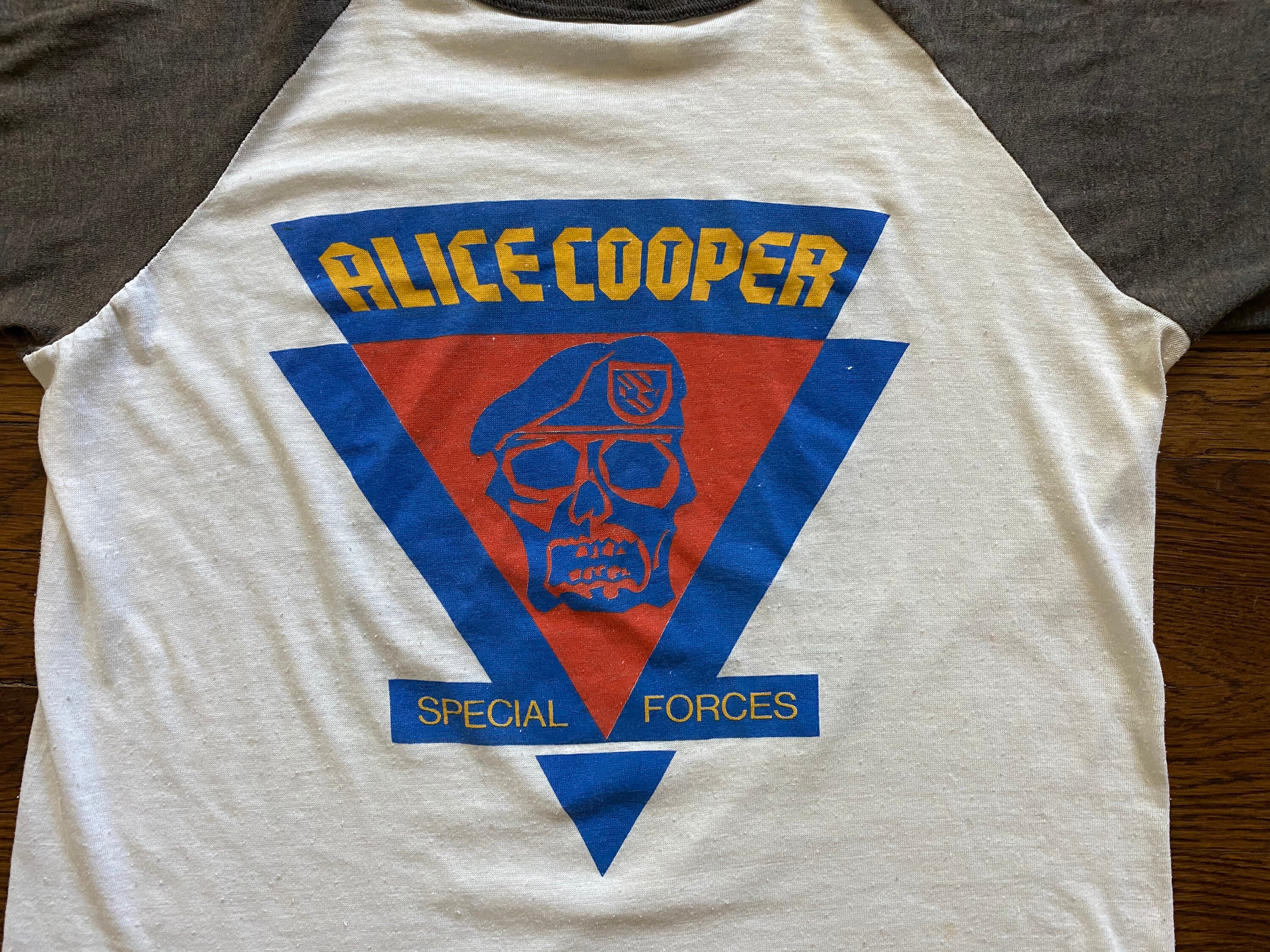97%OFF!】 Alice Cooper ラグラン 七分袖Tシャツ Special Forces