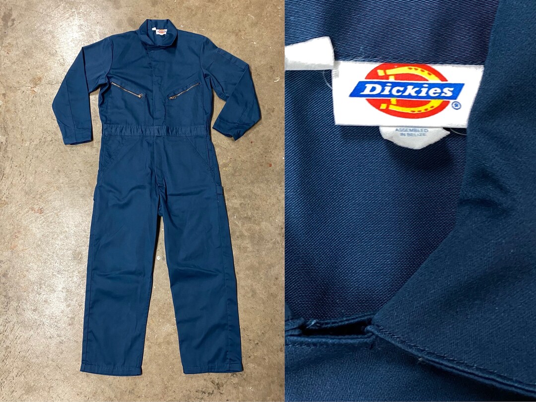 Vintage 80s Dickies Navy Coveralls Jumpsuit | 40 - Etsy
