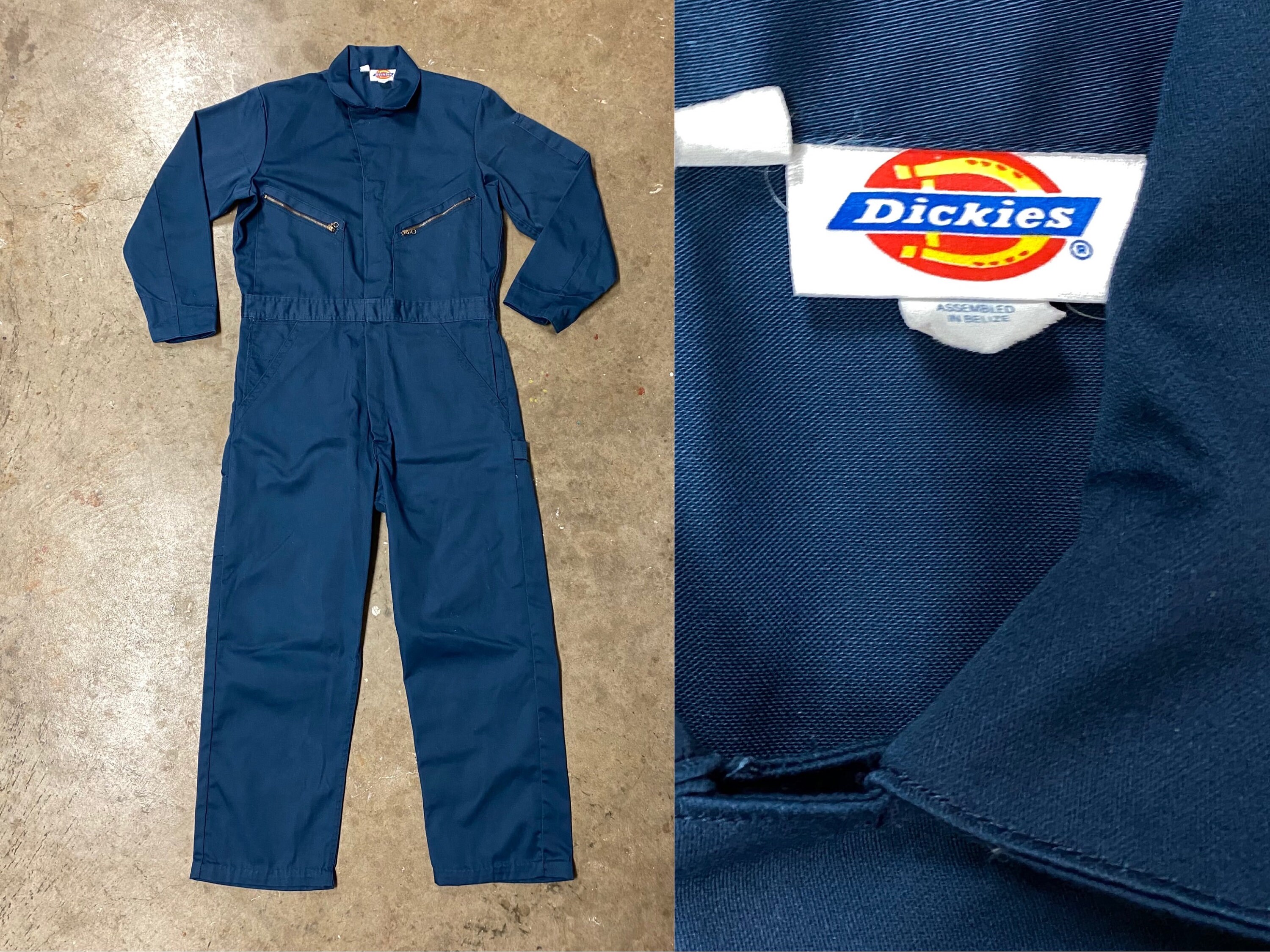 Vintage 80s Dickies Navy Coveralls Jumpsuit | 40 - Etsy Vintage 80s Dickies Navy Coveralls Jumpsuit | 40 - Etsy