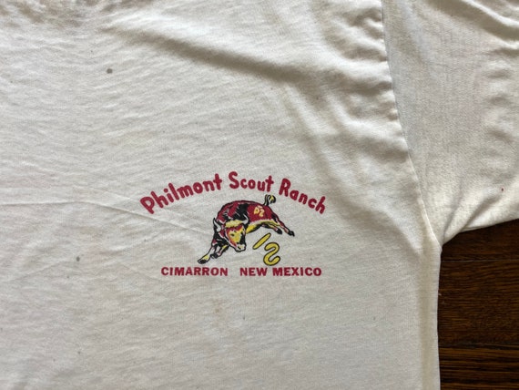 Vintage 60s Philmont Scout Ranch Bsa T shirt | L/… - image 2