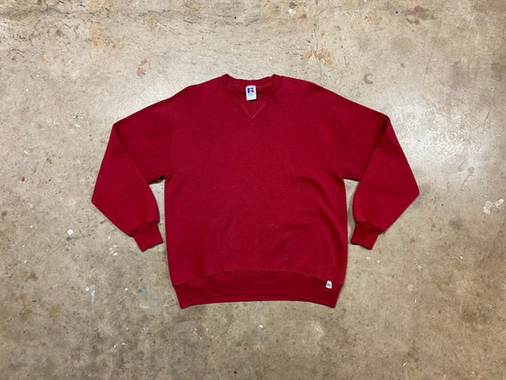 Vintage 90s Russell V Stitch Crewneck Sweatshirt XL Etsy