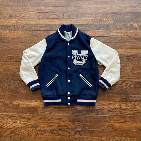 Vintage 50s 60s Utah State Letterman 