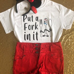 Put A Fork In It Tee | Toy Story 4 Inspired Tee | Disney Inspired Tee | Forky Inspired Tee