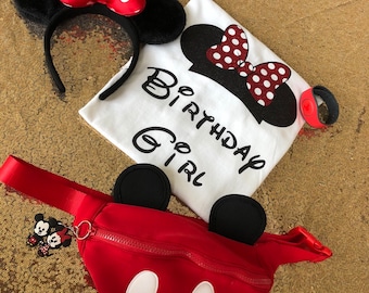 Minnie Mouse Birthday Girl Tee