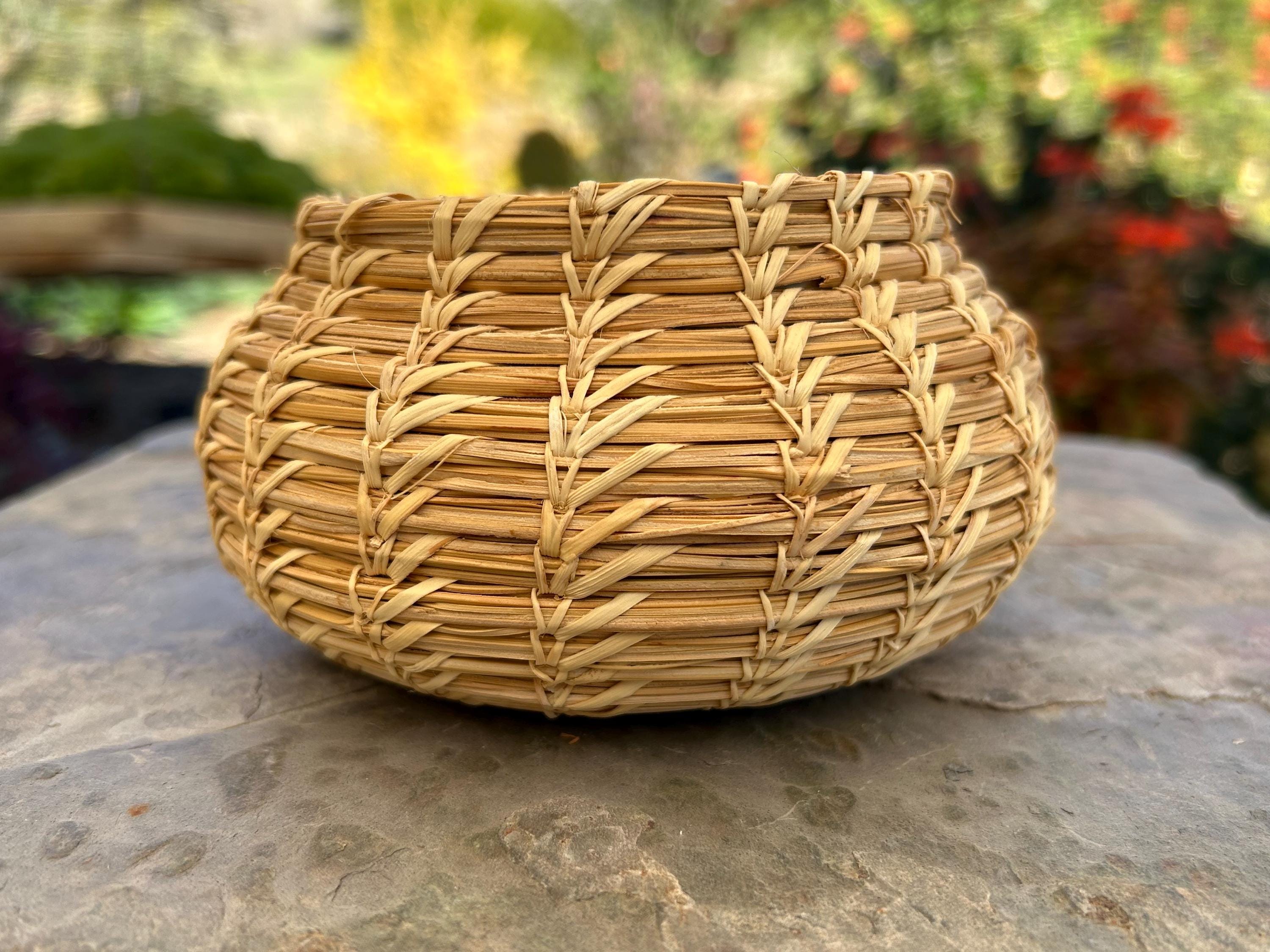 Native American Woven Basket - Etsy