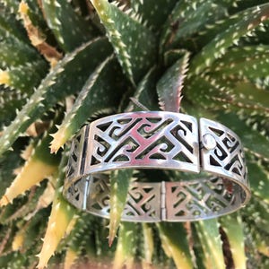 Mexico Taxco sterling link bracelet