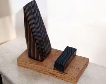 Solid Wood Phone Stand Tablet Stand Desk Decor