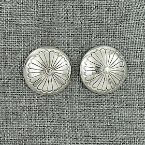 Sterling Silver Earrings - Marie Yazzie