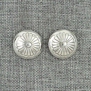 Sterling Silver Earrings - Marie Yazzie