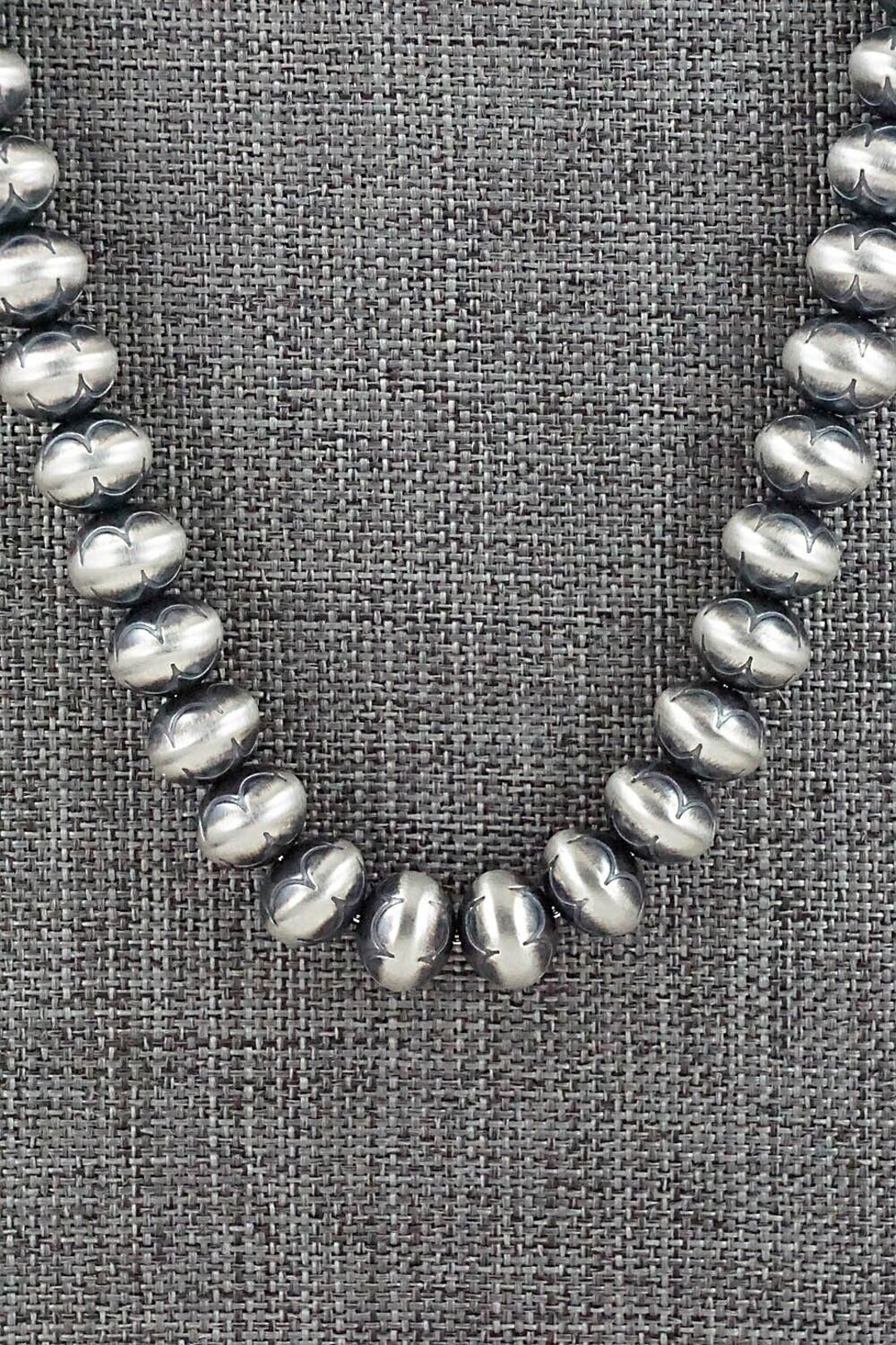 Sterling Silver Navajo Pearl Necklace 4mm 20”