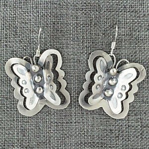 Sterling Silver Earrings - Tim Yazzie
