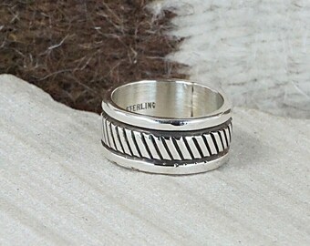 Sterling Silver Ring - Bruce Morgan - Size 5.5 - Etsy