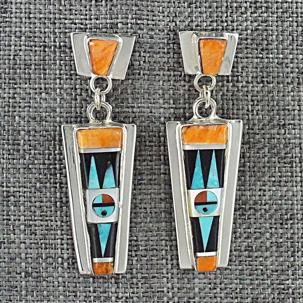 Multi-Stone & Sterling Silver Earrings - Patty Edaakie