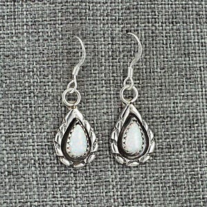 Opalite & Sterling Silver Earrings - Angeline Platero