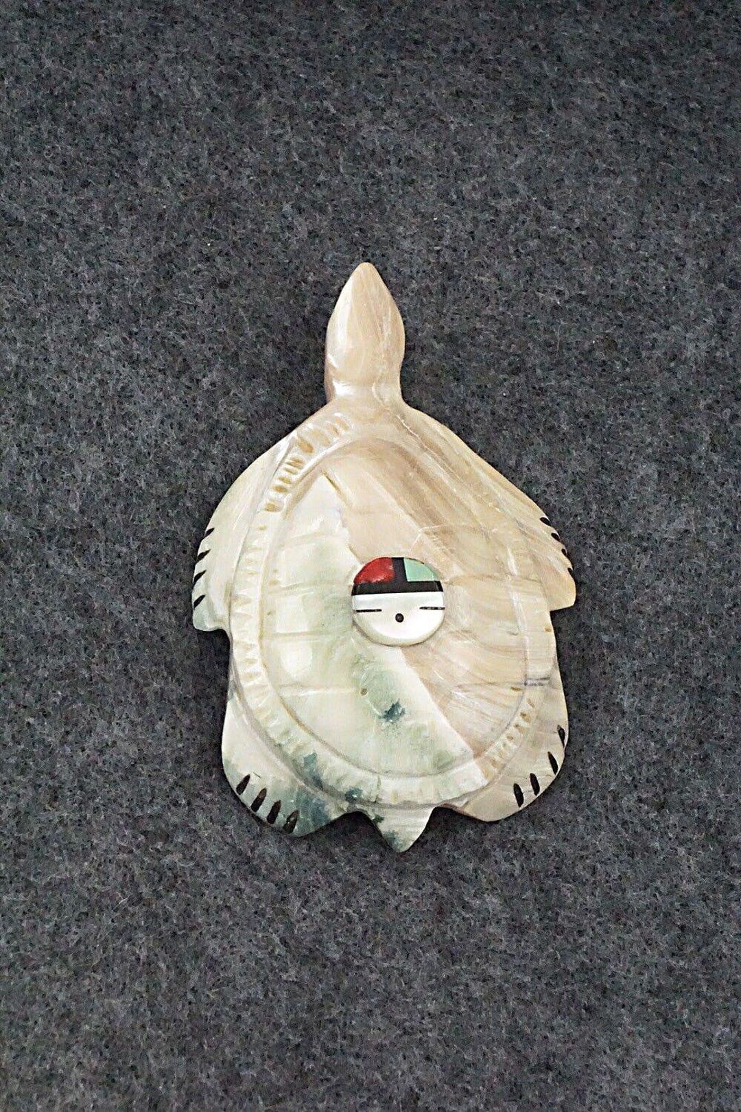 Turtle Boon Turtle Zuni Fetish Carving - Darrin Boone - Etsy