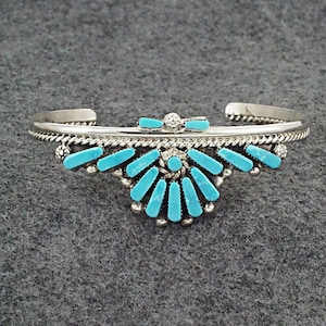 Turquoise & Sterling Silver Bracelet - Carlene Hattie