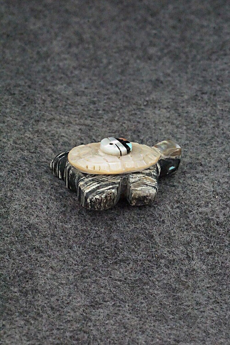 Turtle Boon Turtle Zuni Fetish Carving - Darrin Boone - Etsy