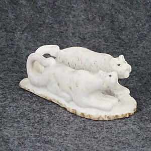 Mountain Lion Zuni Fetish Carving - Maxx Laate