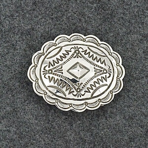Sterling Silver Belt Buckle - Arnold Blackgoat