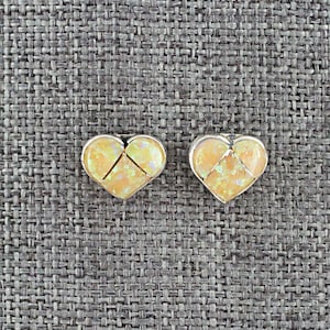 Opalite & Sterling Silver Inlay Earrings - Linda Chavez