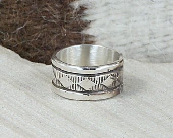 Sterling Silver Ring - Bruce Morgan - Size 6 - Etsy