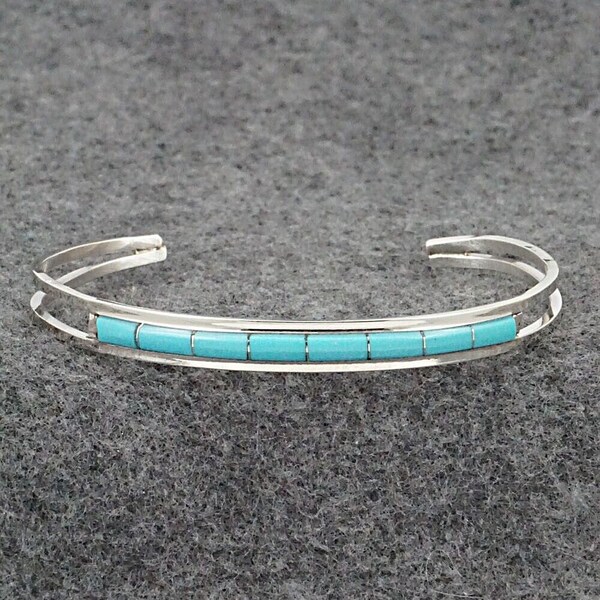 Turquoise & Sterling Silver Bracelet - Anson Wallace