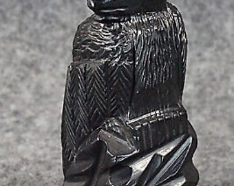 Crow Zuni Fetish Carving - Mike Tucson